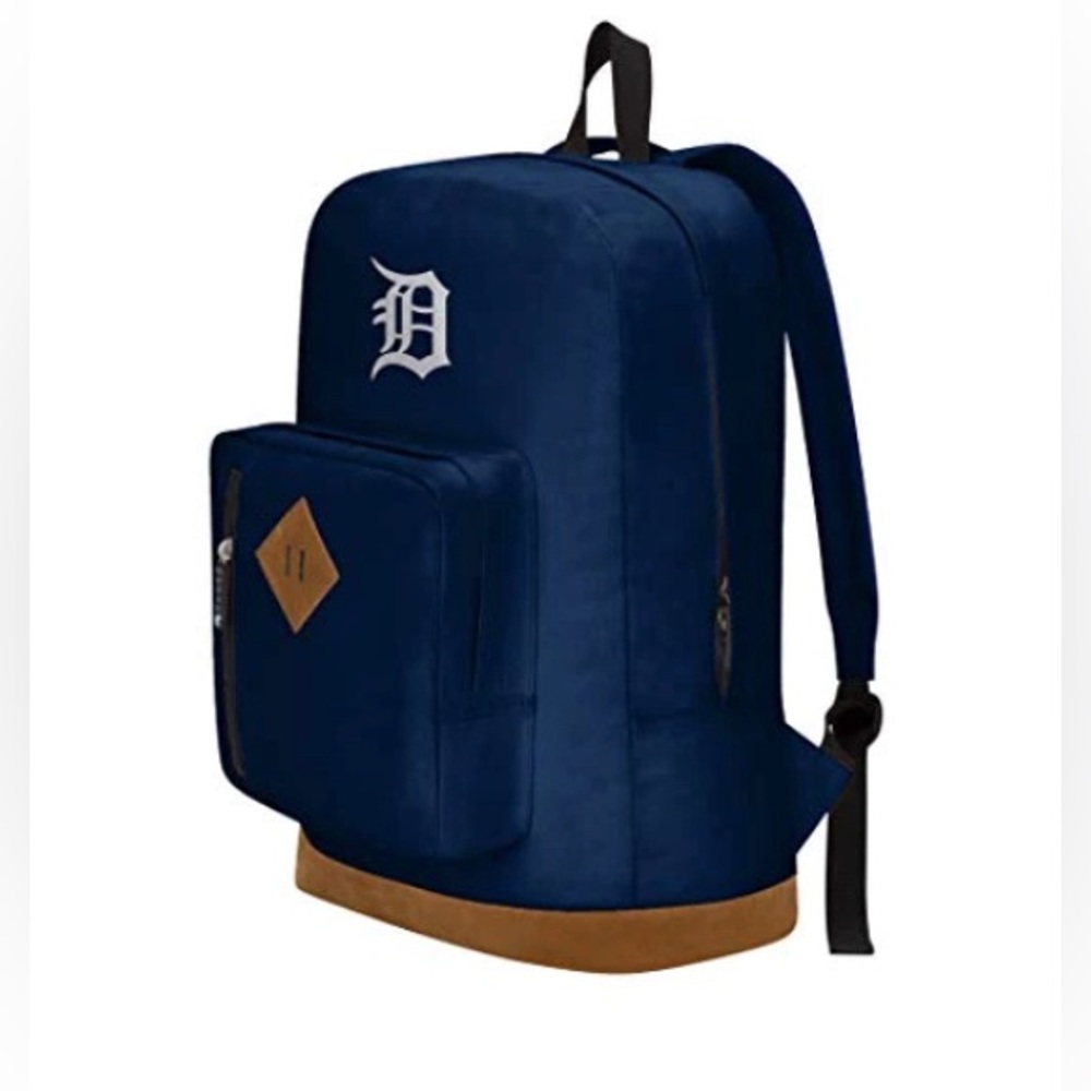NEW IN PLASTIC MLB Detroit Tigers "Playbook" Backpack, 18" x 5" x 13"